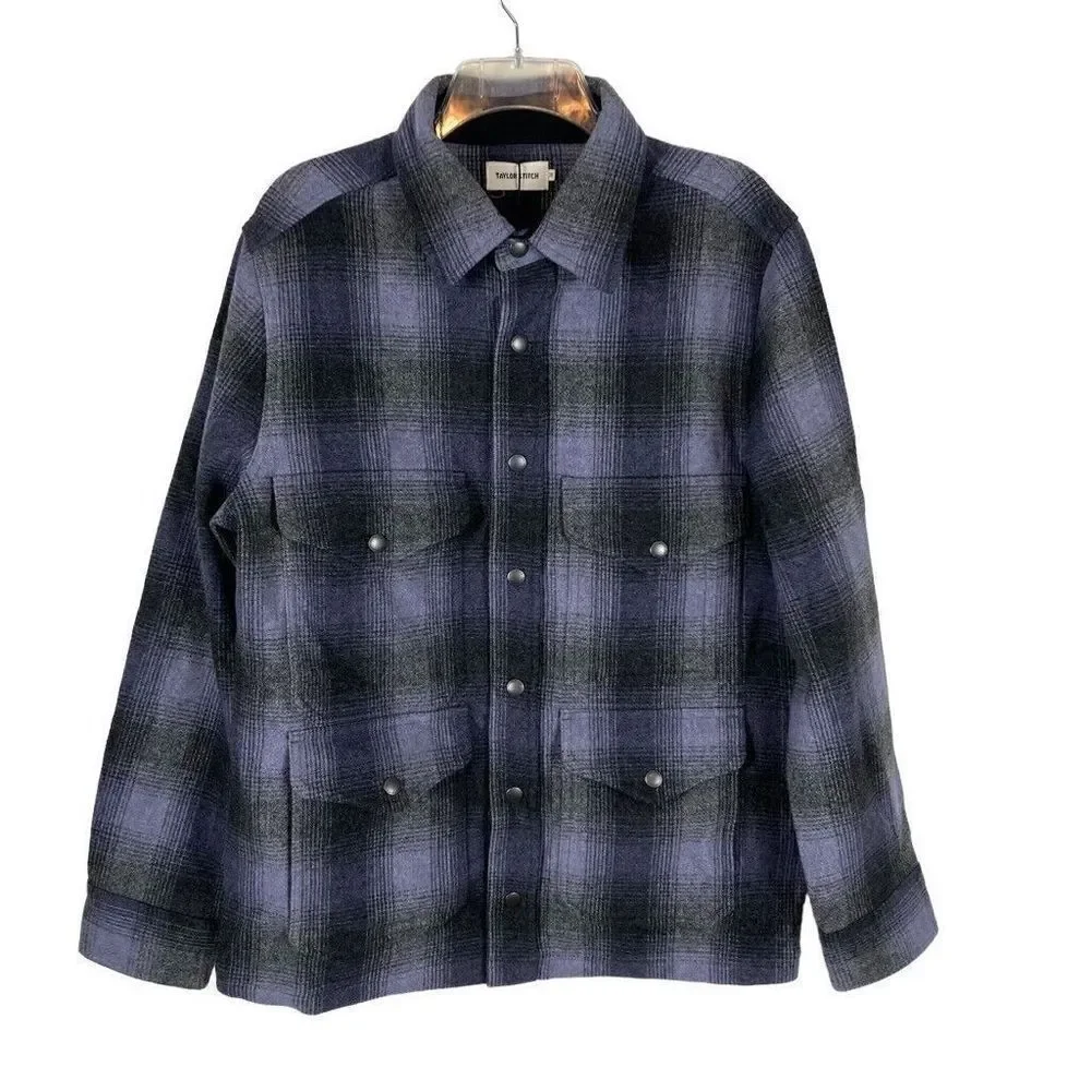 Taylor Stitch The Forester Jacket in Wool Ash Barn Chore Plaid MSRP $328 NWT - Picture 2 of 7